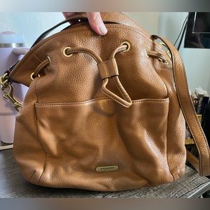 Coach leather crossbody/shoulder bag